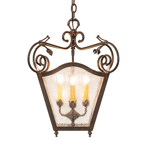 16" Square Terena 4 Light Pendant