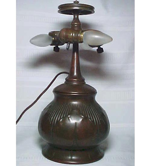 Authentic Tiffany Acorn & Tobacco Leaf Table Lamp