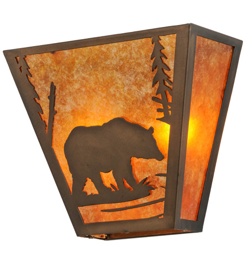 13"W Bear Creek Wall Sconce