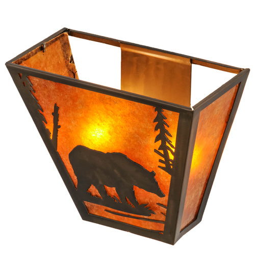 13"W Bear Creek Wall Sconce