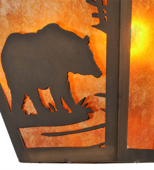 13"W Bear Creek Wall Sconce