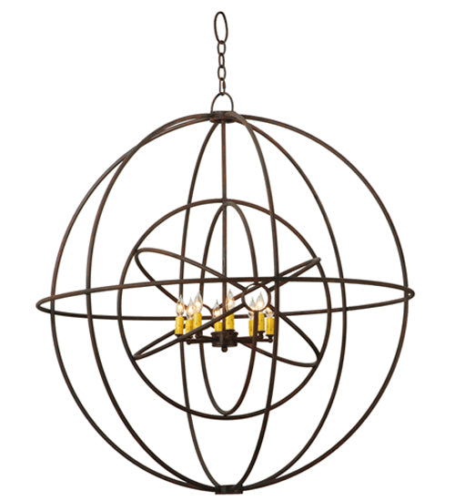 43"W Atom Enerjisi 8 Lt Chandelier