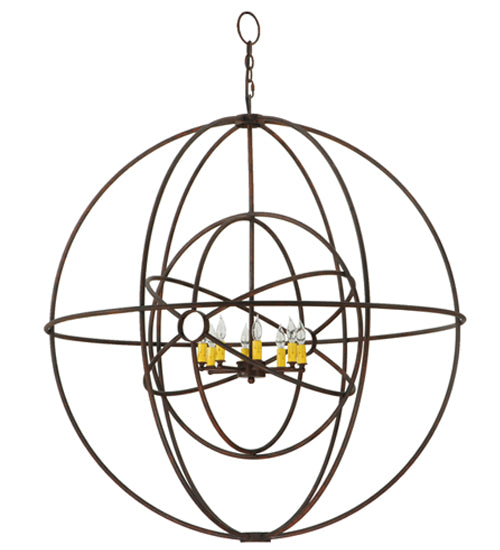 43"W Atom Enerjisi 8 Lt Chandelier