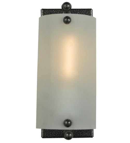 9"W Metro Fusion Zweig Glass Wall Sconce