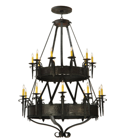 45"W Costello 20 Lt Two Tier Chandelier