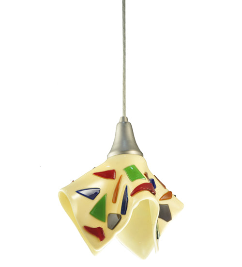 10" Wide Metro Fusion Pebbles Handkerchief Mini Pendant