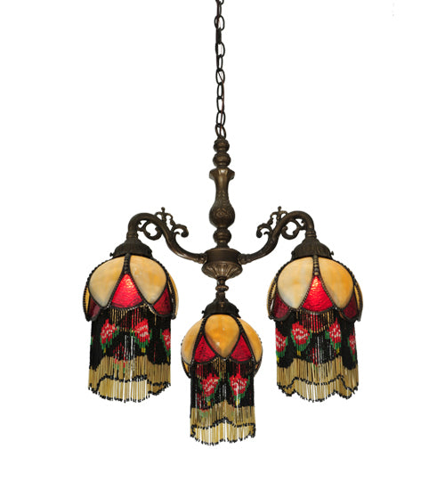 20" Wide Isabella 3 Arm Chandelier