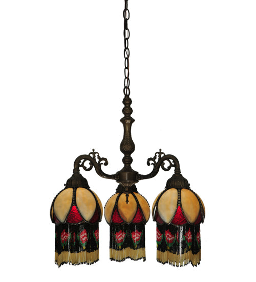 20" Wide Isabella 3 Arm Chandelier