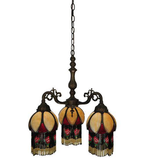 20" Wide Isabella 3 Arm Chandelier