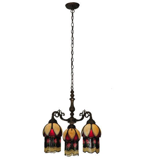 20" Wide Isabella 3 Arm Chandelier