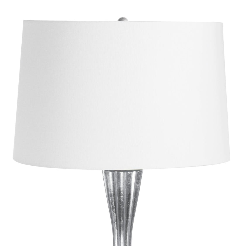 Naomi Resin Table Lamp (Silver Leaf)