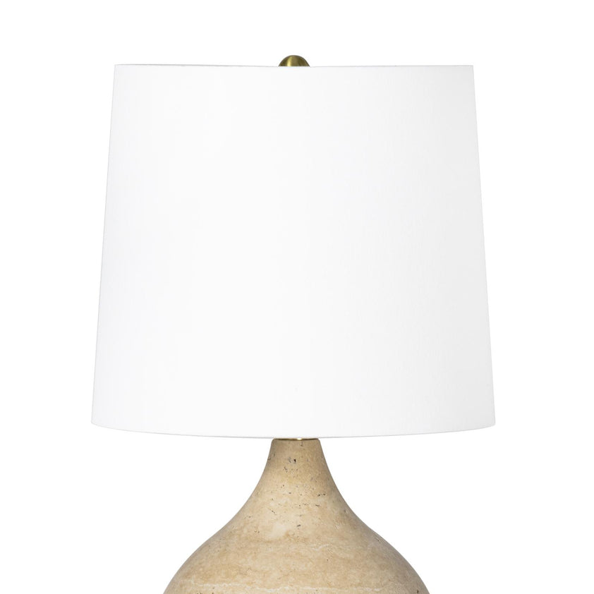 Noa Travertine Mini Lamp (Natural)