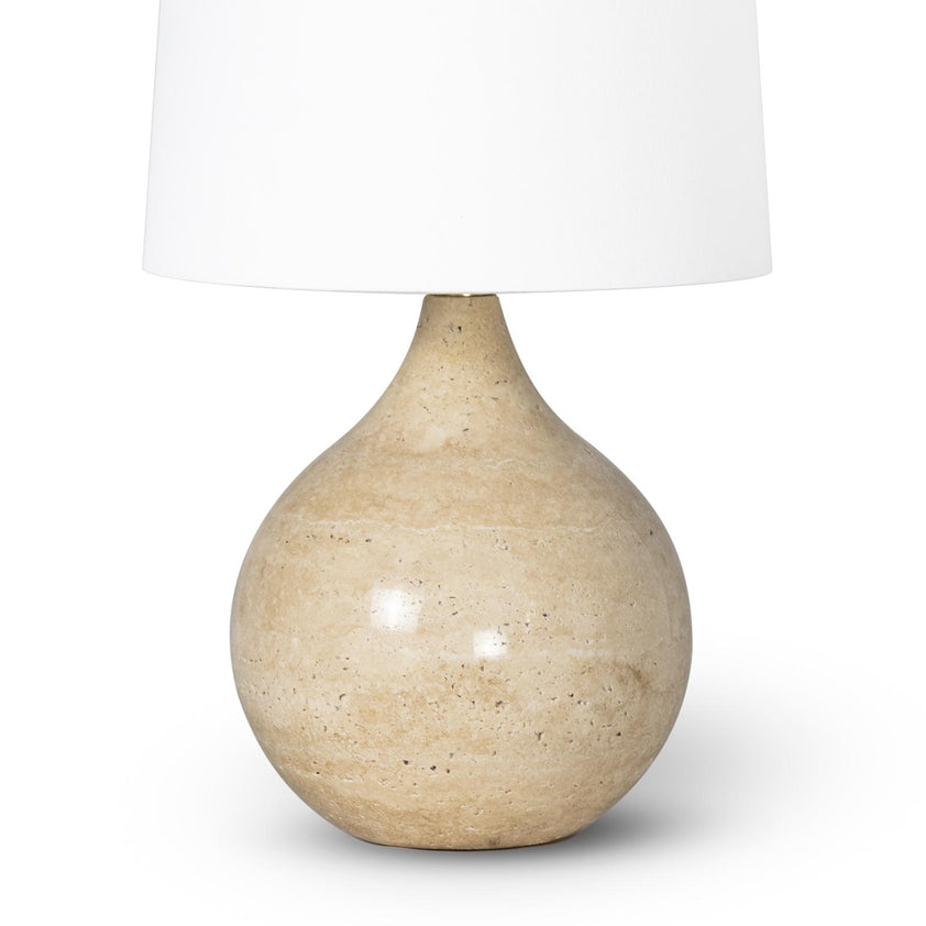 Noa Travertine Mini Lamp (Natural)