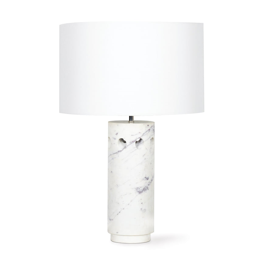 Odin Marble Table Lamp (White)