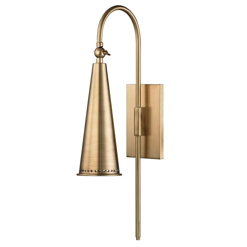 Alva Wall Sconce 20" - Aged Brass