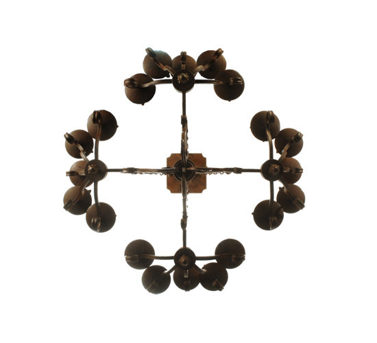 38" Square Kimberly 20 Light Chandelier