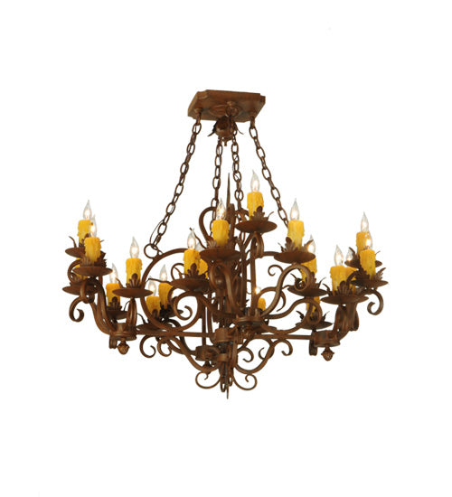 38" Square Kimberly 20 Light Chandelier