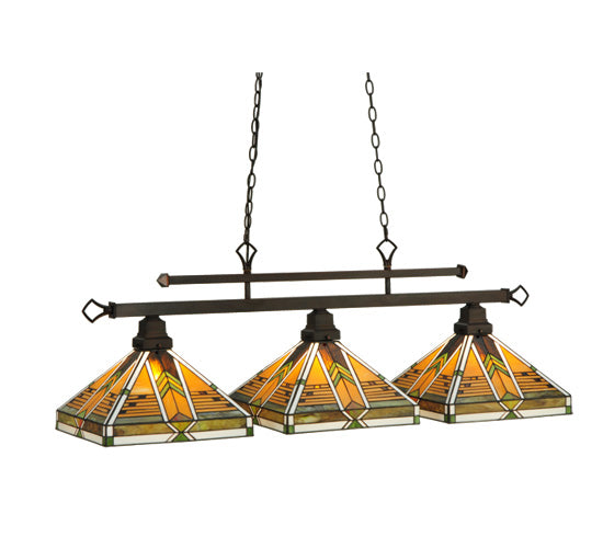 48"L Abilene 3 Lt Island Pendant