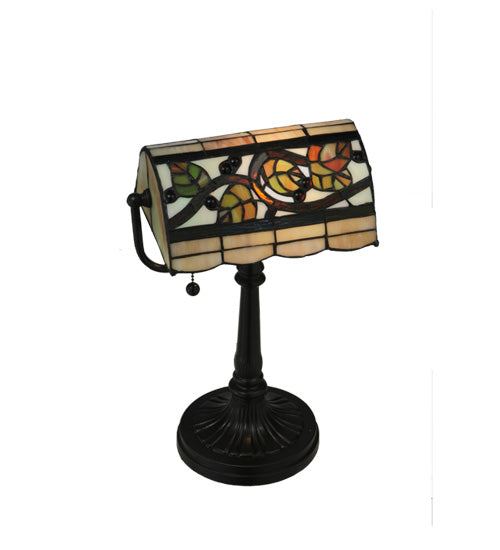 15"H Vineyard Banker'S Lamp