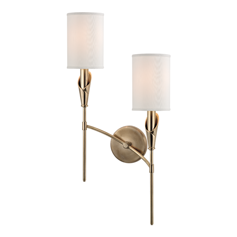 Tate Wall Sconce Right - Aged Brass