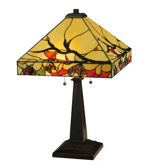 25"H Woodland Berries Table Lamp