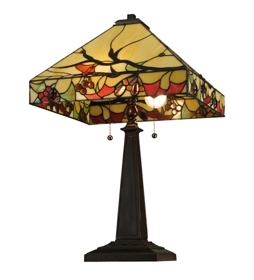 25"H Woodland Berries Table Lamp