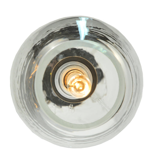 7"W Metro Fusion Orb Mouth Blown Pendant