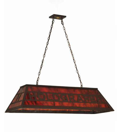 48"L Personalized Holdgrafer Oblong Pendant