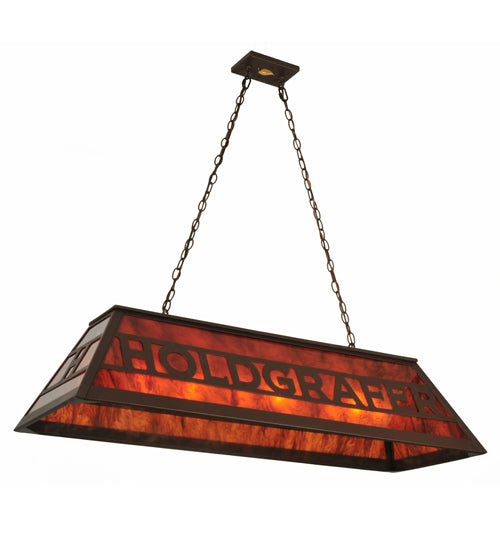 48"L Personalized Holdgrafer Oblong Pendant