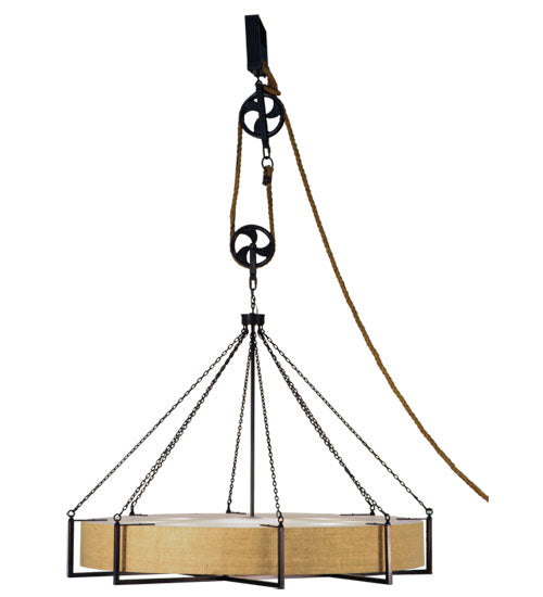 78"W Cilindro Bartlett Inverted Pendant