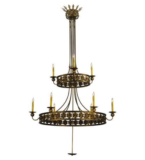 48" Wide Montgomery 2 Tier Chandelier