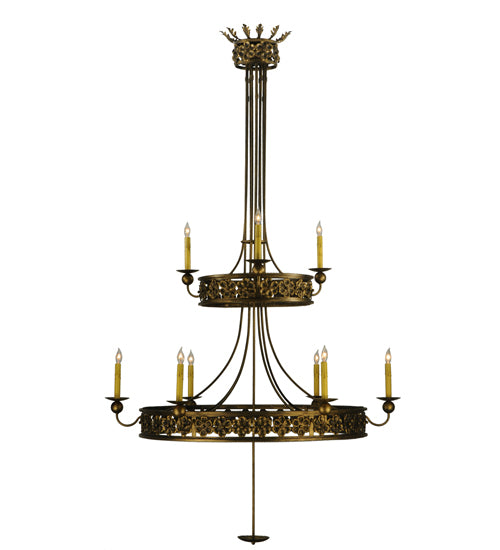 48" Wide Montgomery 2 Tier Chandelier