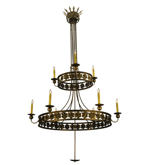 48" Wide Montgomery 2 Tier Chandelier