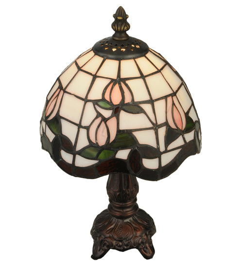 12" High Roseborder Mini Lamp