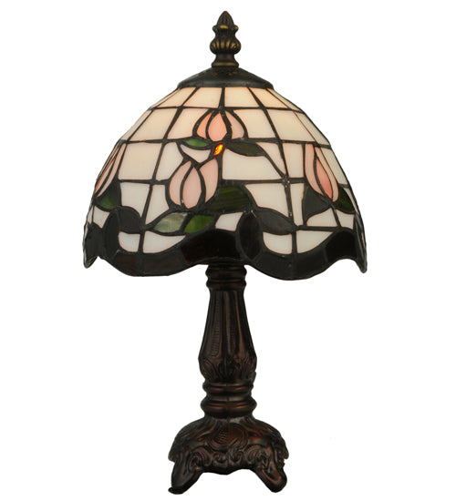 12" High Roseborder Mini Lamp