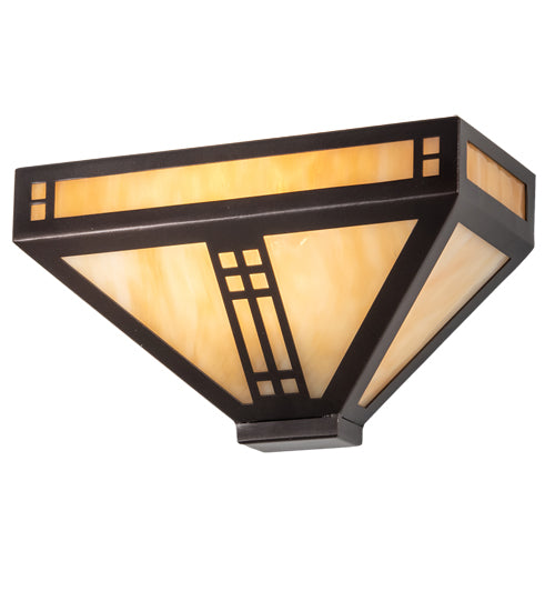 12" Wide Prairie Loft Wall Sconce