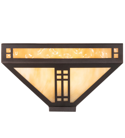 12" Wide Prairie Loft Wall Sconce