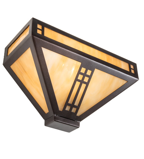 12" Wide Prairie Loft Wall Sconce