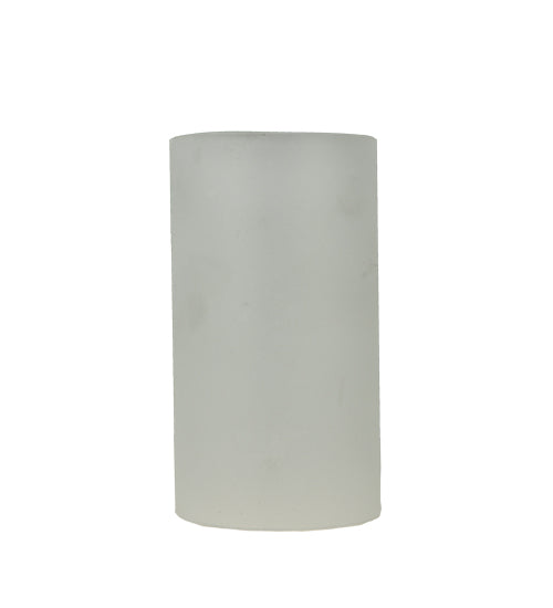 3"W Cylindre Frosted Clear Glass Shade