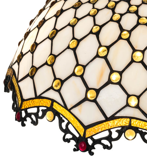 18" Wide Diamond & Jewel Shade