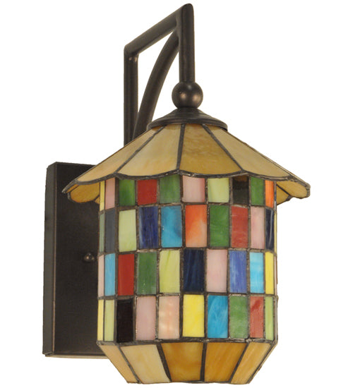 7.5" Wide Meyer Lantern Wall Sconce