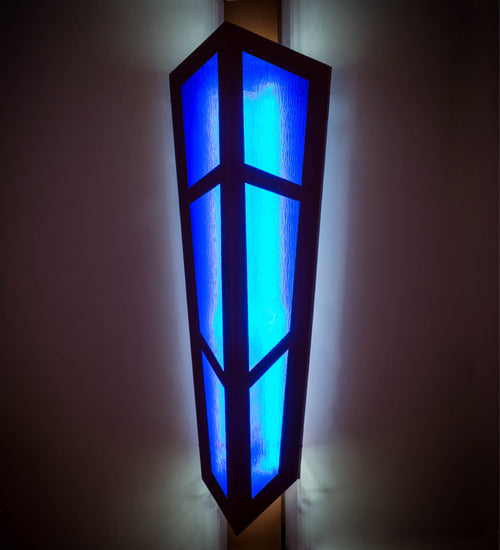 20" Wide Deep Polaris Wall Sconce