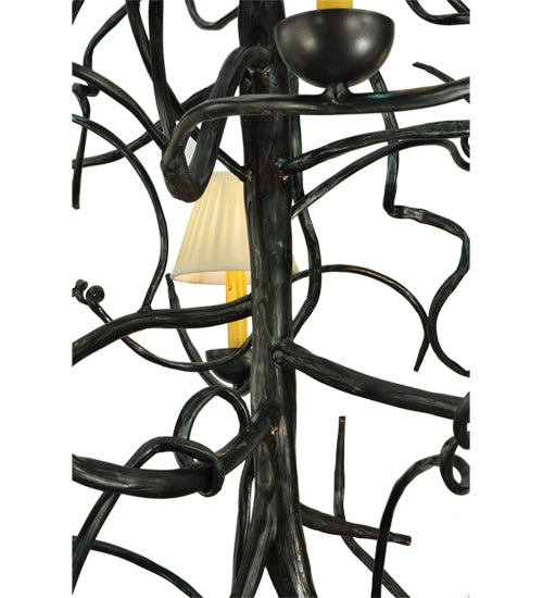 50"W Winter Solstice Empire 6 Lt Chandelier