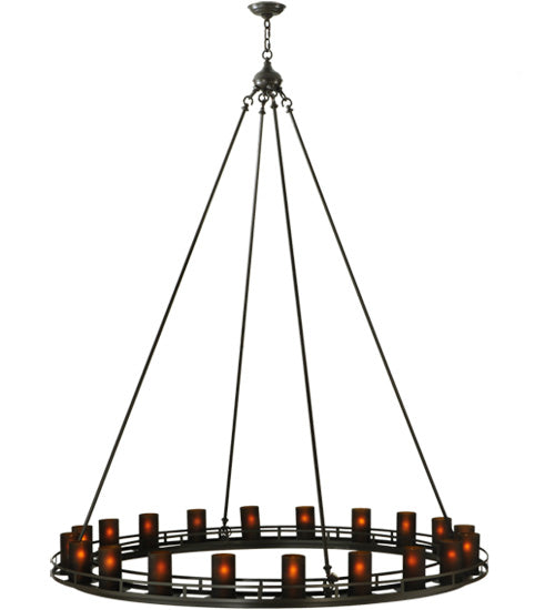 60"W Barbury 20 Lt Chandelier