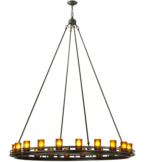 60"W Barbury 20 Lt Chandelier