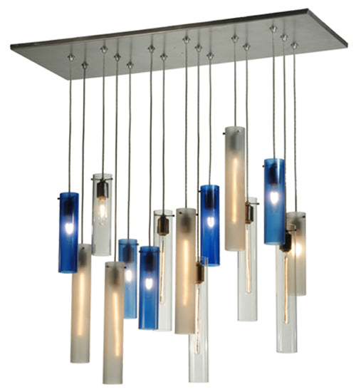 48" Long Cilindro 15 Lt Cascading Pendant