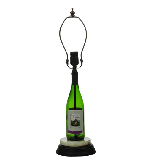 25.5"H Personalized Wine Bottle Table Lamp