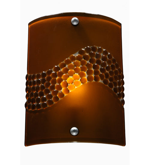 8.25"W Metro Fusion Amber Pietre Wall Sconce