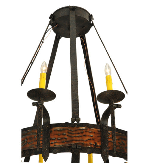 48"W Costello 20 Lt Two Tier Chandelier