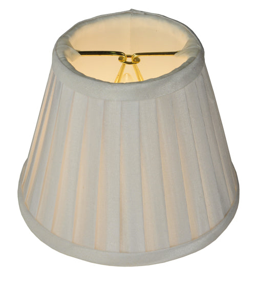 5"W X 4"H Channell Tapered & Pleated Shade